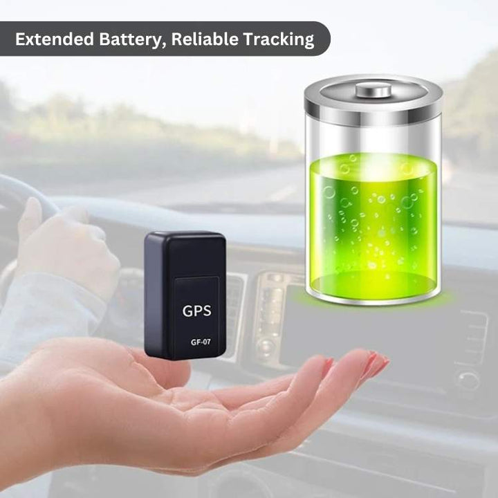 Magnetic GPS Tracker | Fingertip Size, App Reporting
