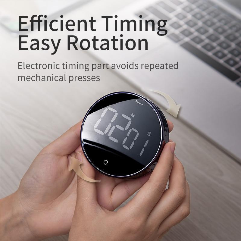 Magnetic LED Digital Timer | Rotary Countdown Timer