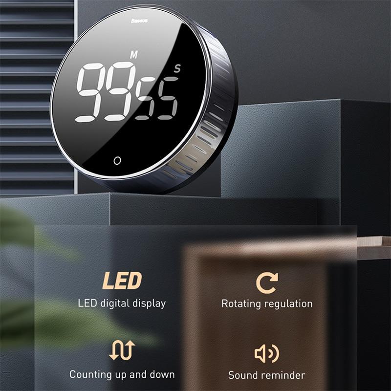 Magnetic LED Digital Timer | Rotary Countdown Timer