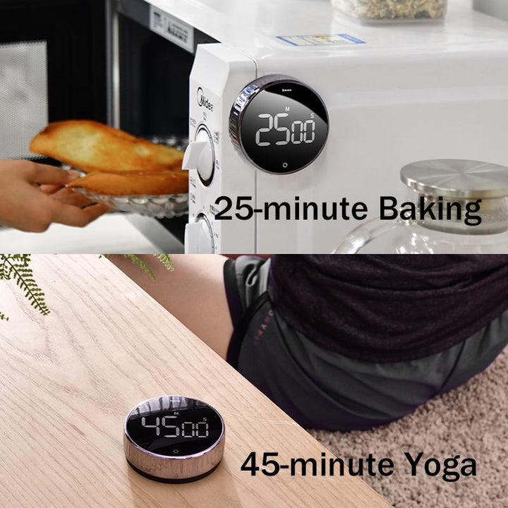 Magnetic LED Digital Timer | Rotary Countdown Timer