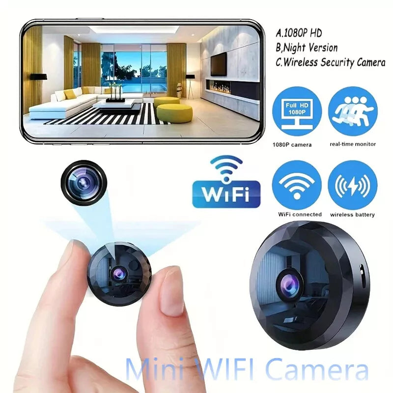 Magnetic Mini WiFi Camera | Discreet Day & Night Security Design