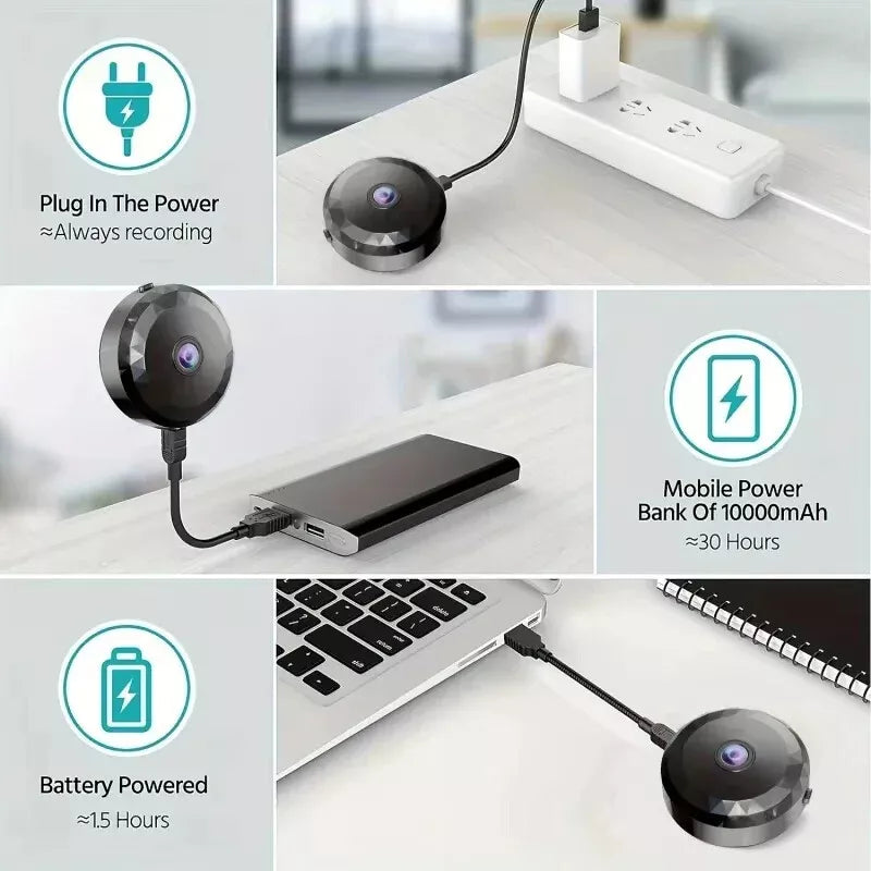 Magnetic Mini WiFi Camera | Discreet Day &amp; Night Security Design