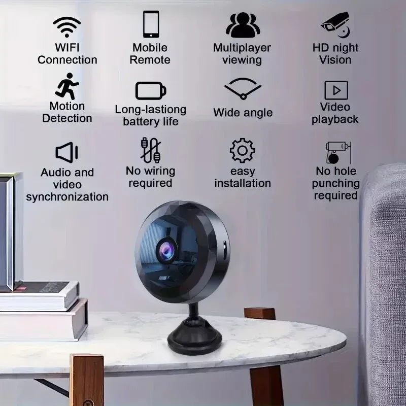Magnetic Mini WiFi Camera | Discreet Day &amp; Night Security Design