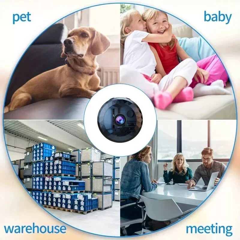 Magnetic Mini WiFi Camera | Discreet Day &amp; Night Security Design