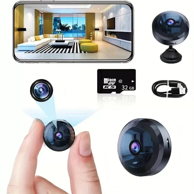 Magnetic Mini WiFi Camera | Discreet Day & Night Security Design