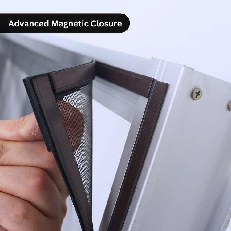 Magnetic Mosquito Net | Magnetic Border, Fine Mesh Panel