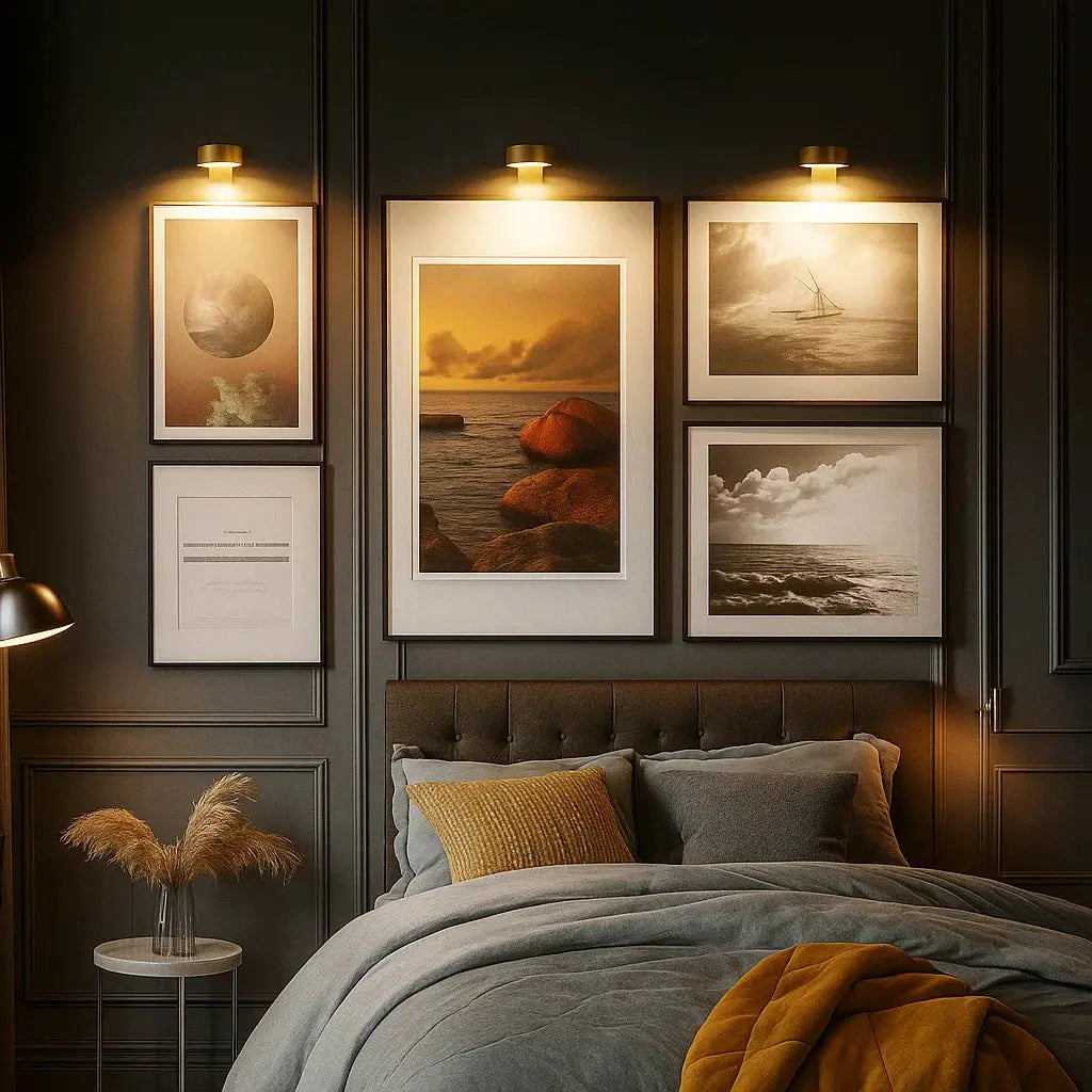 Magnetic Picture Light | Dimmable Rechargeable Wall Art Light