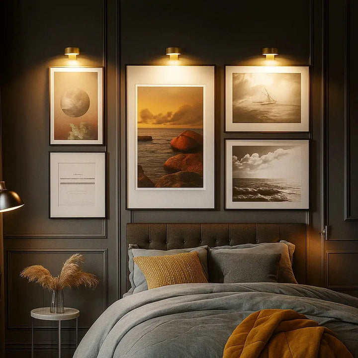 Magnetic Picture Light | Dimmable Rechargeable Wall Art Light