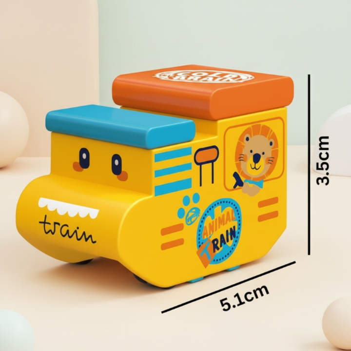 Magnetic Train Set Construction Toy | Modular Magnetic Track System with Electric Train | Creative Building Set