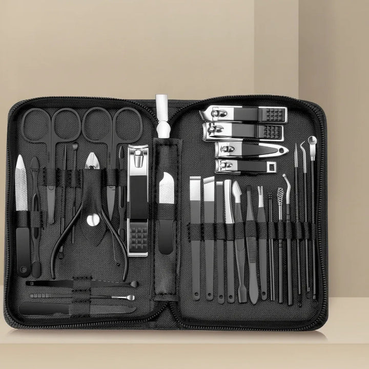 Manicure and Pedicure Set | Thirty Steel Tools In A Case