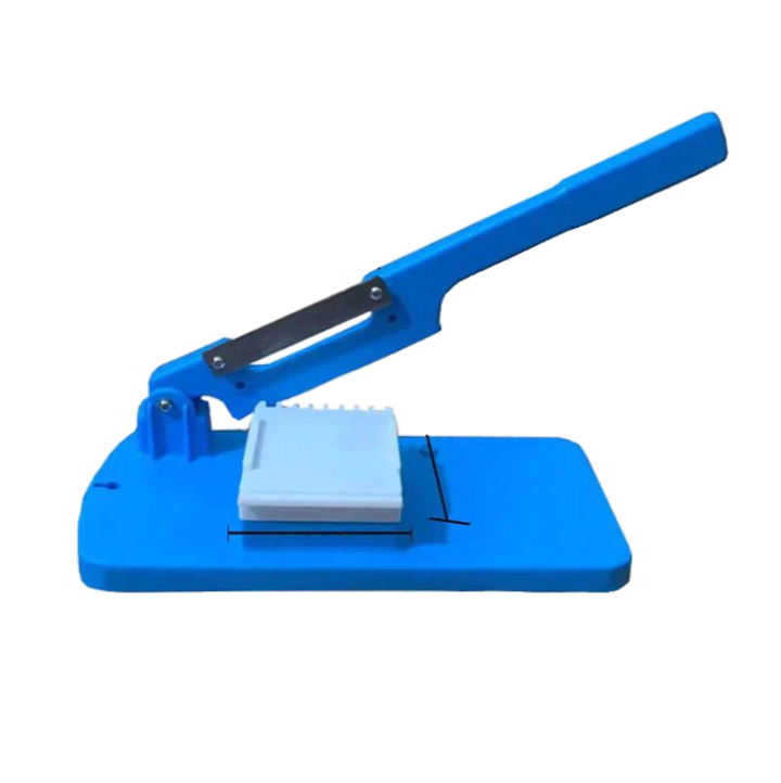 Manual Sausage Slicer | Lever Blade, Ridged Hold Tray