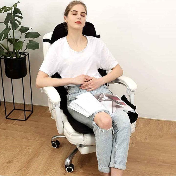 Massage Chair Pad with Heated Back &amp; Neck Cushion | 8 Modes, Shiatsu &amp; Kneading Rollers | Heat Therapy, Car &amp; Home Use