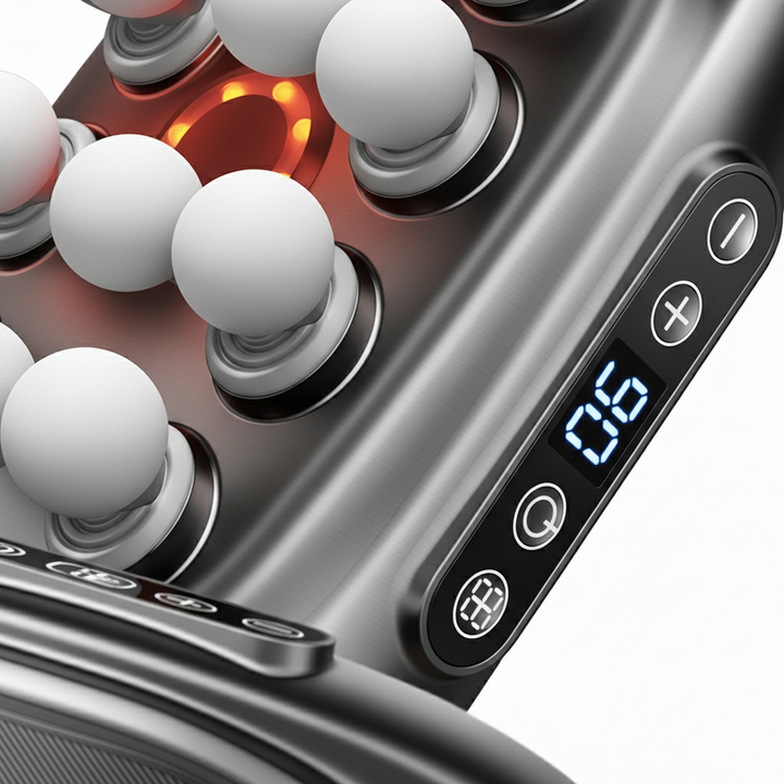 Massage Gun | 16 Heads | 30 Intensity Levels | Deep Tissue | 20–30dB | 2000mAh | USB-C
