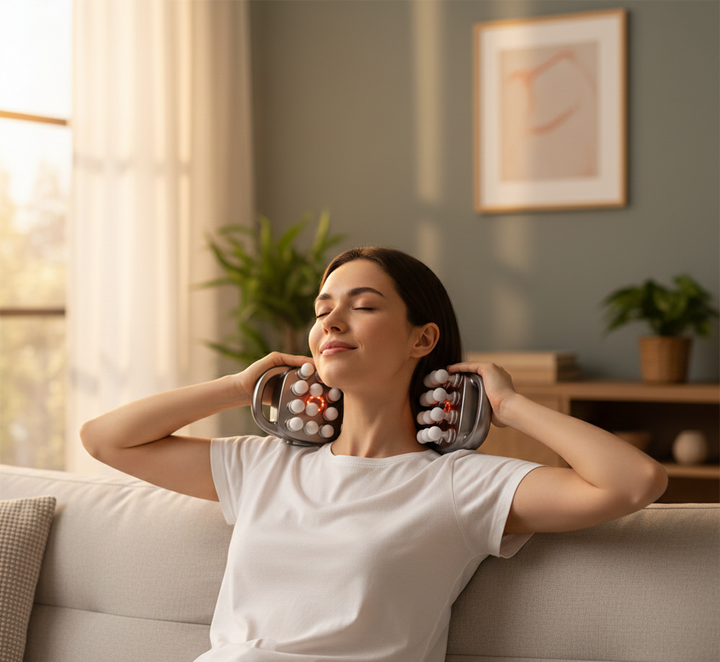 Massage Gun | 16 Heads | 30 Intensity Levels | Deep Tissue | 20–30dB | 2000mAh | USB-C