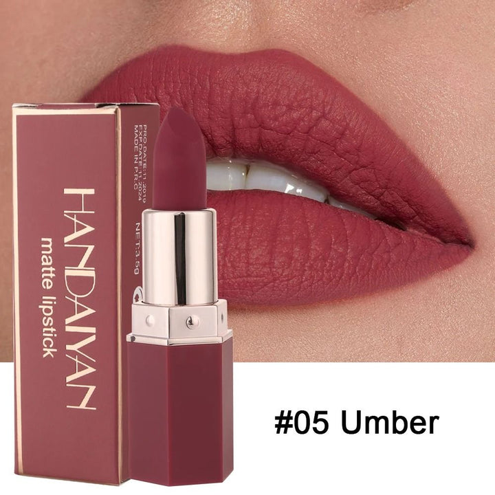 Matte Lipstick Set for Women | 6 Waterproof Long Lasting Shades | Smudge-Proof Non-Sticky Highly Pigmented Velvety Finish