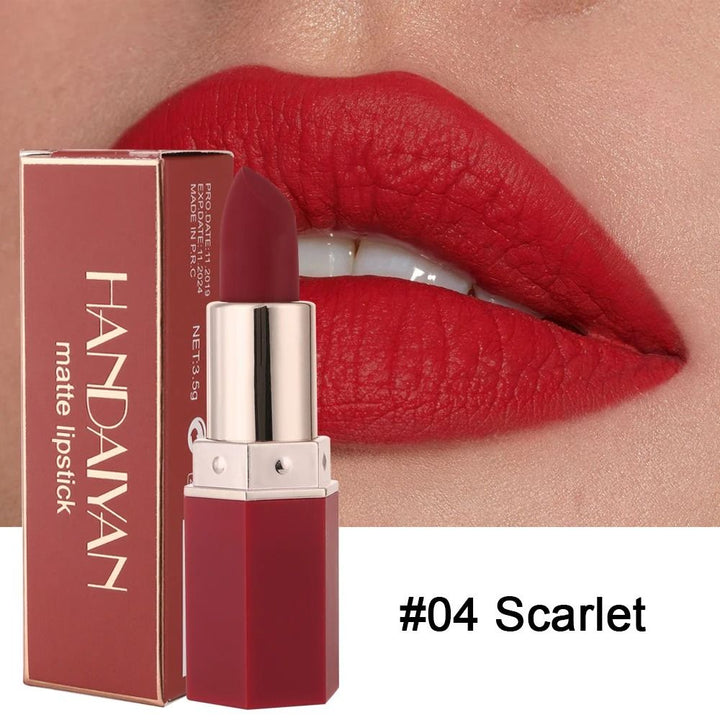 Matte Lipstick Set for Women | 6 Waterproof Long Lasting Shades | Smudge-Proof Non-Sticky Highly Pigmented Velvety Finish