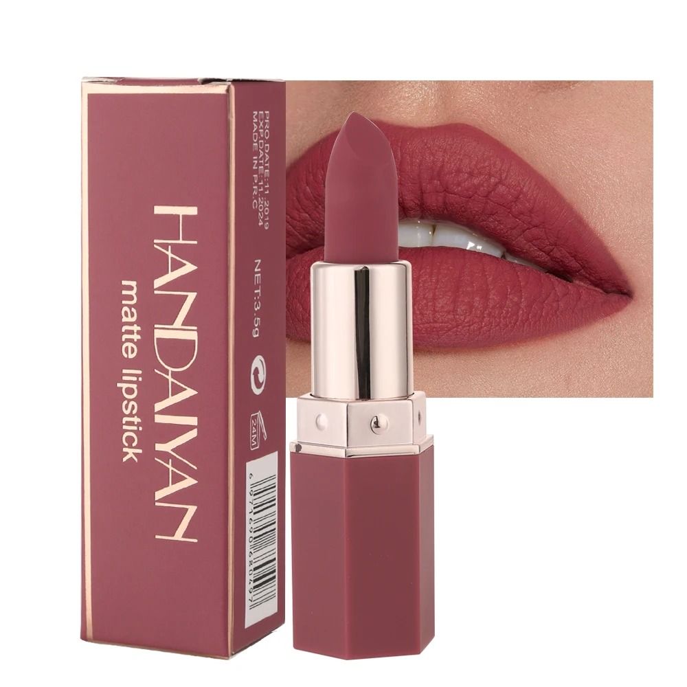 Matte Lipstick Set for Women | 6 Waterproof Long Lasting Shades | Smudge-Proof Non-Sticky Highly Pigmented Velvety Finish