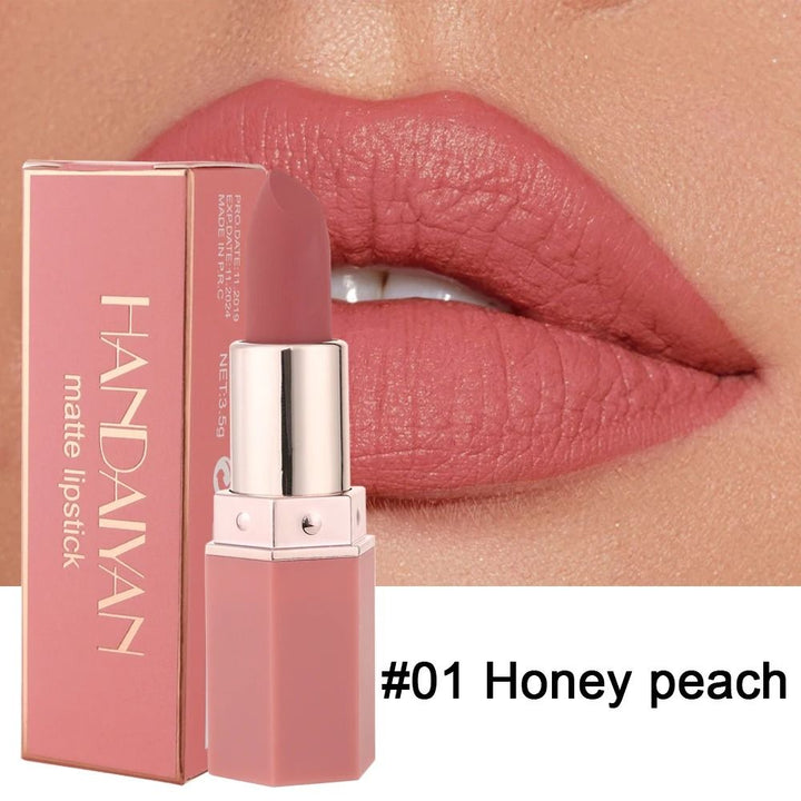 Matte Lipstick Set for Women | 6 Waterproof Long Lasting Shades | Smudge-Proof Non-Sticky Highly Pigmented Velvety Finish
