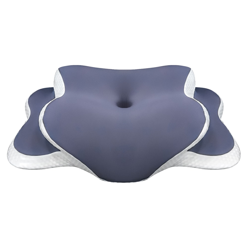 Memory Foam Cervical Pillow | Contour Ergonomic Design | All Sleep Positions | Breathable