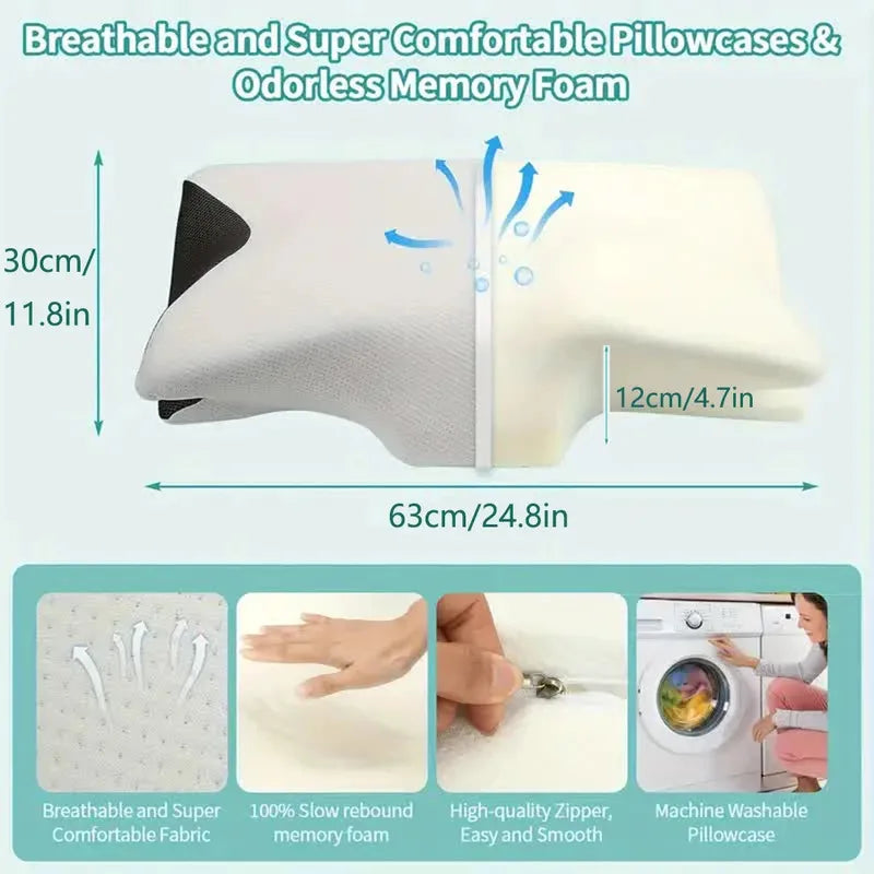 Memory Foam Cervical Pillow | Ergonomic Neck Support Sleeper