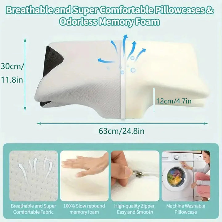 Memory Foam Cervical Pillow | Ergonomic Neck Support Sleeper