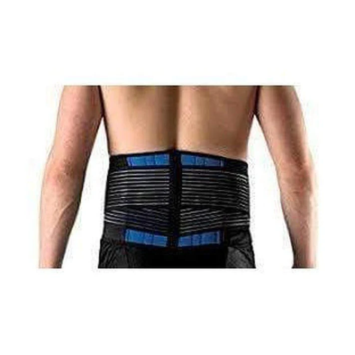 Mens Adjustable Lumbar Support Brace Double Pull Compression