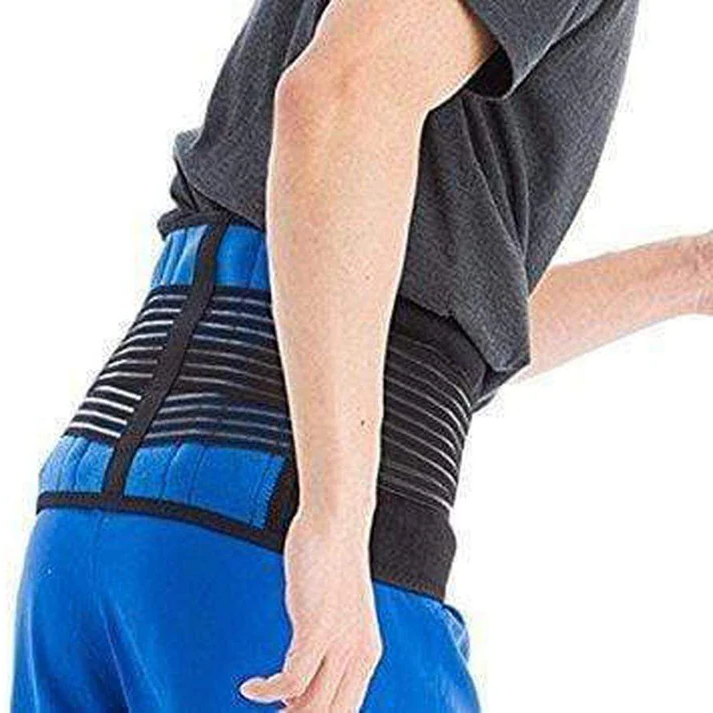 Mens Adjustable Lumbar Support Brace Double Pull Compression