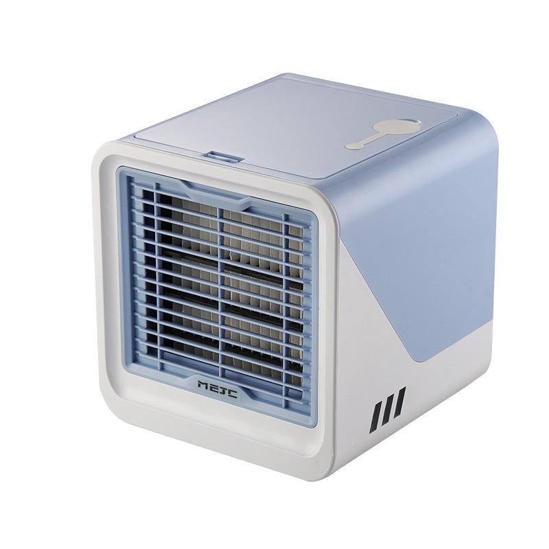 Mini Evaporative Air Cooler Fan | 120° Airflow | 3 Speed Settings | Night Light | USB Powered