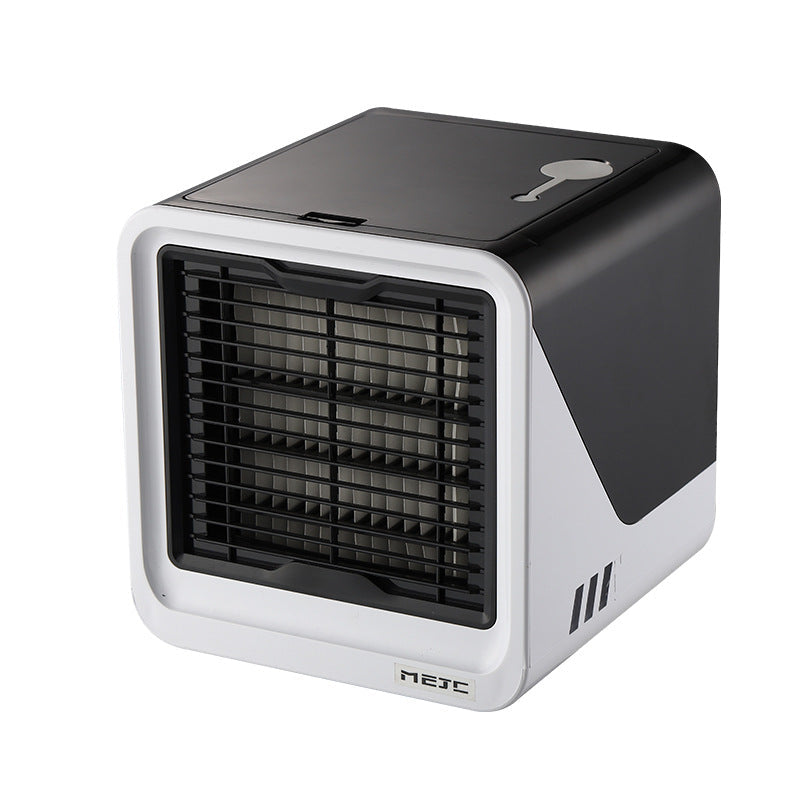 Mini Evaporative Air Cooler Fan | 120° Airflow | 3 Speed Settings | Night Light | USB Powered