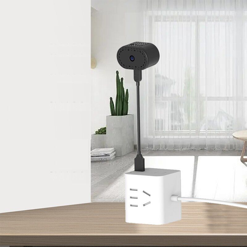 Mini WiFi Security Camera | 720P HD | Night Vision | Motion Alerts | Battery Powered