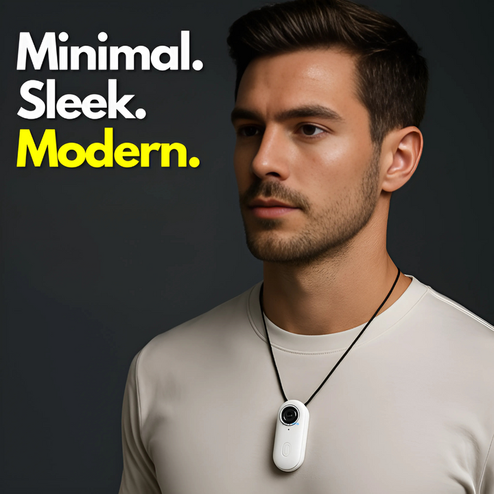 Mini Wireless Camera 2K | 360° View, Electronic Stabilisation &amp; Slow Motion | Magnetic Clip, Long Battery Life