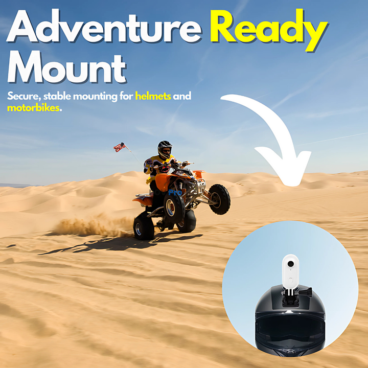 Mini Wireless Camera 2K | 360° View, Electronic Stabilisation &amp; Slow Motion | Magnetic Clip, Long Battery Life