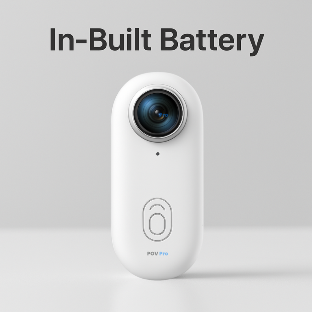 Mini Wireless Camera 2K | 360° View, Electronic Stabilisation &amp; Slow Motion | Magnetic Clip, Long Battery Life