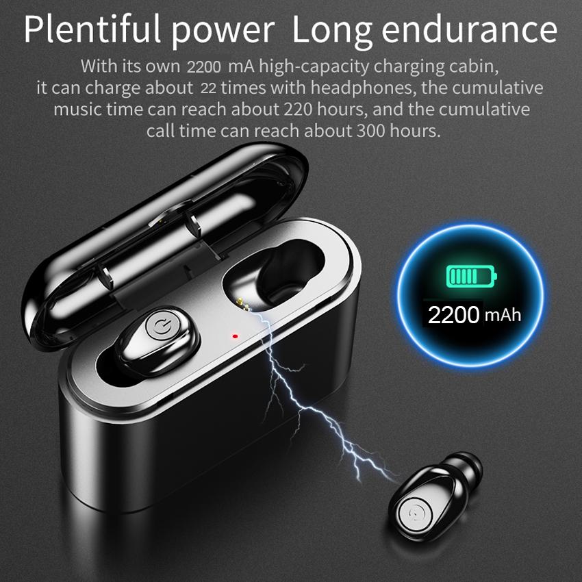 Mini Wireless Earbuds | Twin Buds With A Charging Case