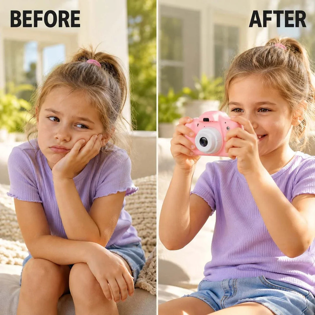 Vintage-Style Digital Camera | Grainy Film-Effect Photos | Reusable Pocket-Sized Alternative to Disposable Cameras 3
