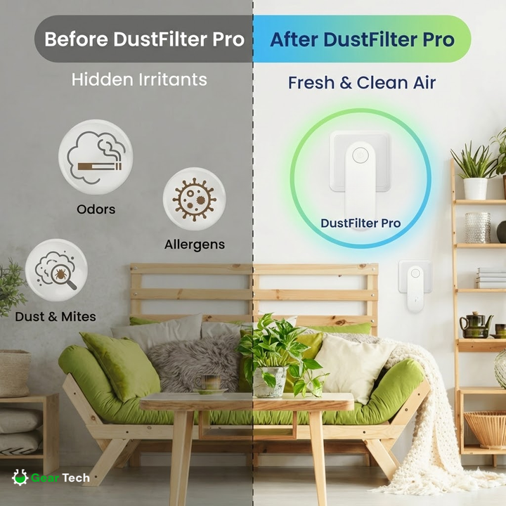 Mini Air Cleaner Purifier for Dust Mites | Home Dust Purifier for Allergy 3