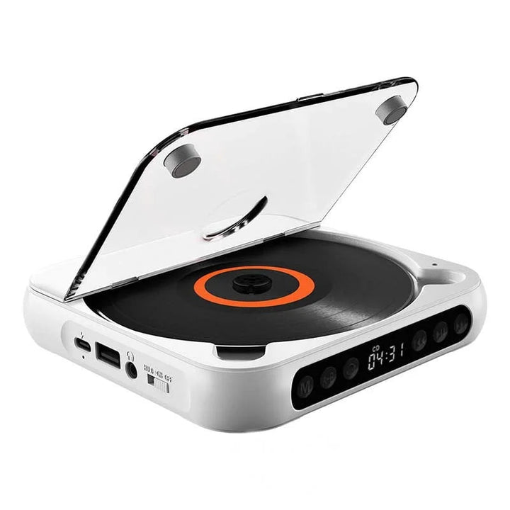 Mini CD Player Retro Look - Portable &amp; Bluetooth 1
