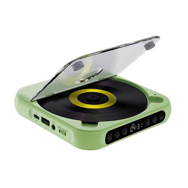 Mini CD Player Retro Look - Portable &amp; Bluetooth 11
