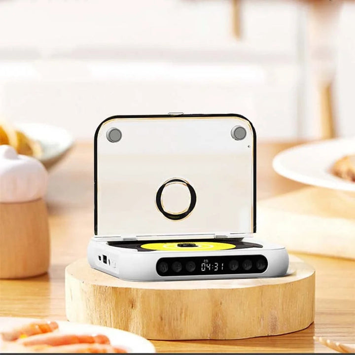 Mini CD Player Retro Look - Portable &amp; Bluetooth 2