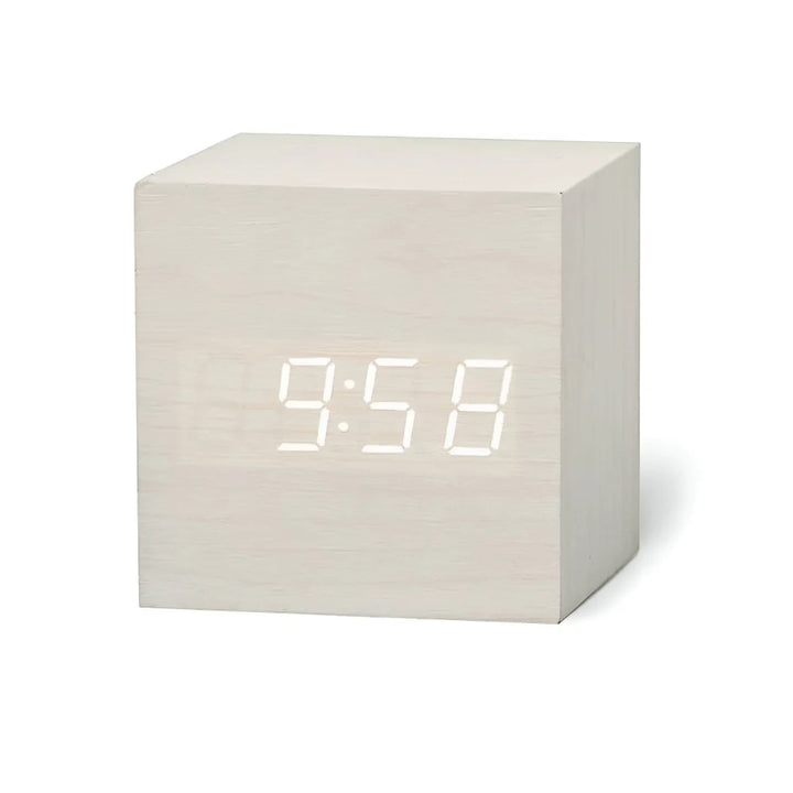 LED Digital Alarm Clock Cube | Time, Date &amp; Temperature Display | Battery or USB Powered with Automatic Night Mode 11