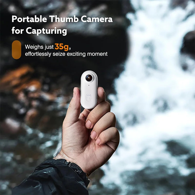 Mini Magnetic POV 4K Action Camera – Portable Body Worn &amp; Sports Recording Camera - Personal Body Camera 4