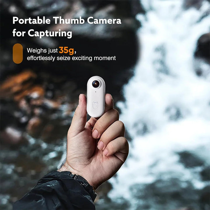 Mini Magnetic POV 4K Action Camera – Portable Body Worn &amp; Sports Recording Camera - Personal Body Camera 4