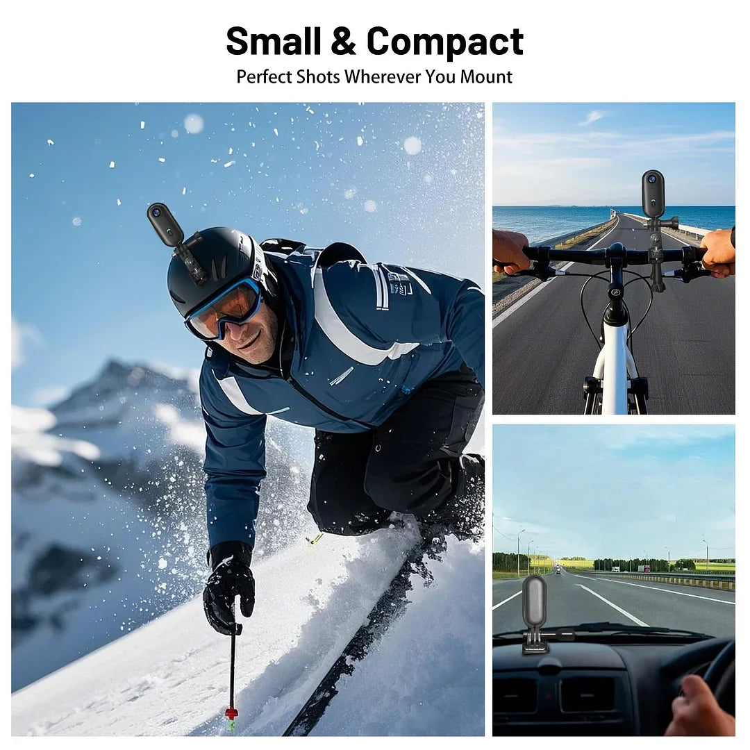 Mini Magnetic POV 4K Action Camera – Portable Body Worn &amp; Sports Recording Camera - Personal Body Camera 8