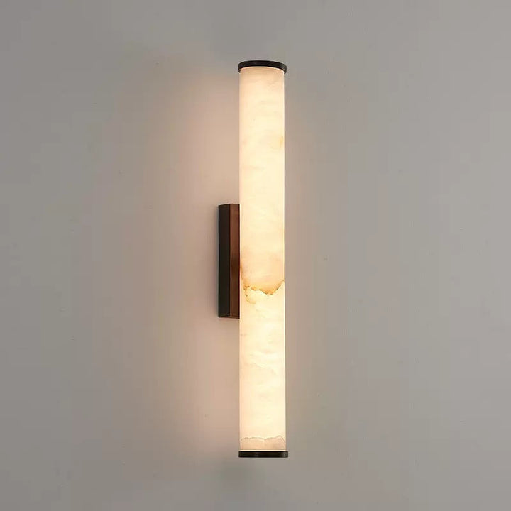 Minimalist LED Wall Sconce | Marble-Effect Resin | Warm White | IP20 Indoor