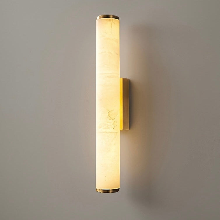 Minimalist LED Wall Sconce | Marble-Effect Resin | Warm White | IP20 Indoor