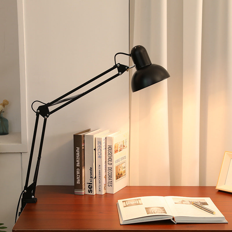 Minimalist Table Lamp | 14.6 in Iron Design with E26 Bulb Compatibility | Stylish Bedside Lighting for Modern Spaces 0