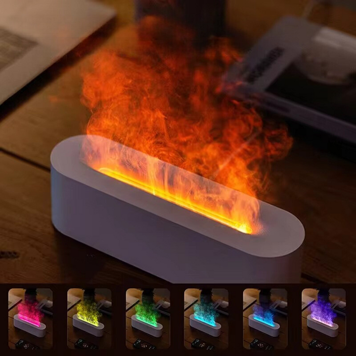 Mist Humidifier Lamp 150 ml Tank | 7-Colour Light, 3-Step Timer | Compact USB-Powered Aroma Diffuser for Any Room