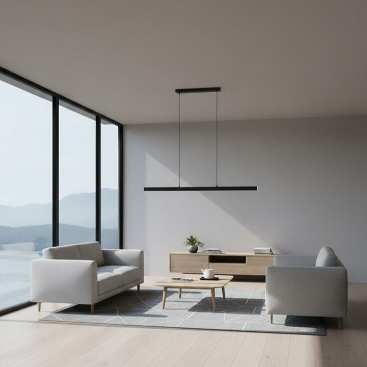Modern Dimmable LED Pendant Light | 3 Color Temps | Adjustable Height | IP20