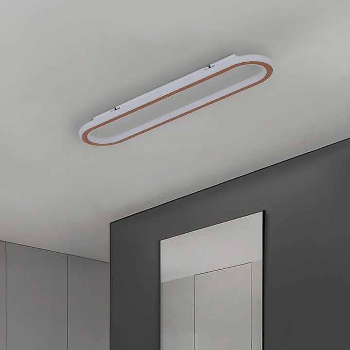 Modern Geometric LED Ceiling Light | Dimmable | Black, Gold &amp; Rose Gold | 40–100 cm