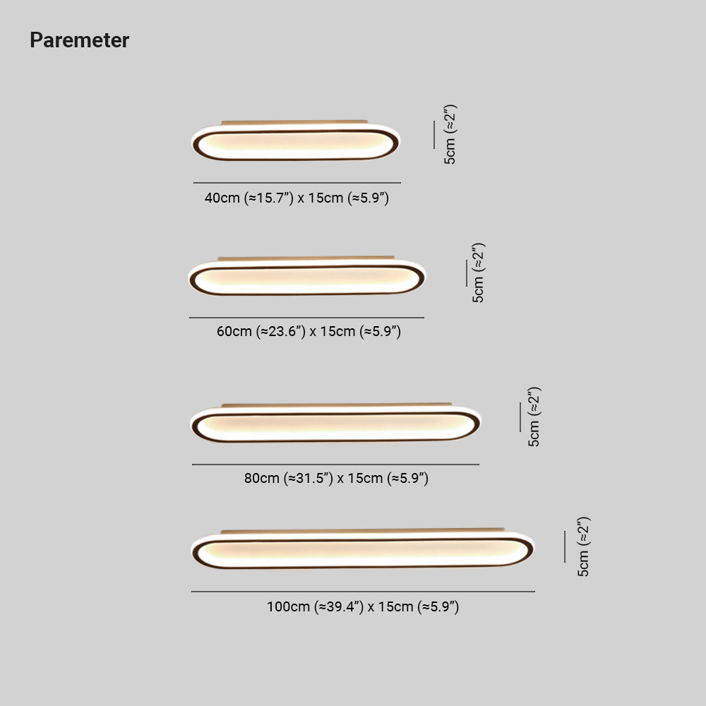 Modern Geometric LED Ceiling Light | Dimmable | Black, Gold &amp; Rose Gold | 40–100 cm